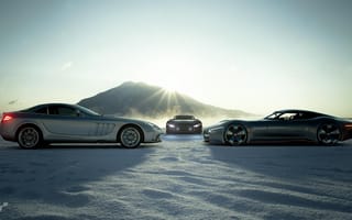 Картинка Мерседес Бенц, суперкар, McLaren, Зима