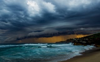 Картинка природа, небо, циклон, красиво