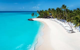 Обои Maldives, остров, тропики, Мальдивы, океан, отдых
