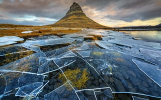 Картинка Исландия, Лед, Природа, Горы
