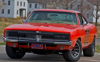 Картинка dodge, charger, 1969, general lee, rt