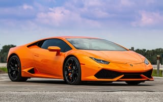 Картинка Lamborghini, Orange, Huracan