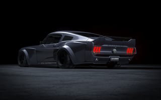 Картинка Ford, Mustang, 1967, Fastback, Widebody