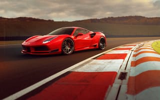Картинка Ferrari, Road, Red, 488, Supercars, Gtb
