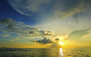 Картинка море, солнце