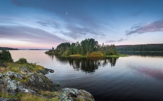 Картинка ладожское озеро, карелия, россия
