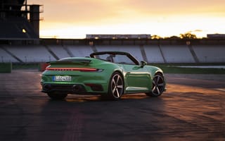 Картинка Porsche, Turbo, 911, 2020, Cabriolet