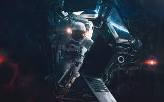 Картинка Astronaut, Space, station
