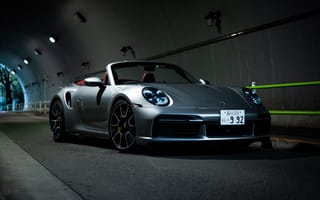 Картинка Porsche, 911, Cabriolet, 2021, Turbo
