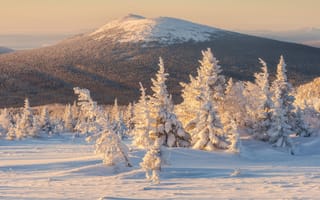 Картинка горы, зима, Михаил Туркеев, лес, национальной парк
