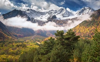 Картинка пейзаж, Михаил Туркеев, северная Осетия, горы