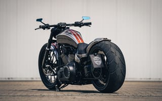 Картинка harley davidson, custom, байк, мотоцикл, thunderbike