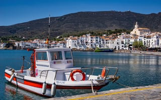 Картинка Elounda, остров, причал, Crete, Крит, Греция, лодка