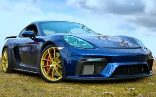 Картинка синий, Porsche, цвет