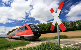 Картинка Deutsche Bahn, Немецкие Железные Дороги, Siemens desiro vt 642, Gunzburg - Krumbach - Mindelheim