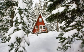 Картинка frame cabins, Alpine Lakes High Camp, Штат Вашингтон, Washington State