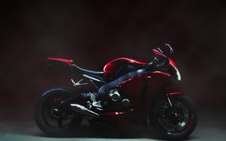 Картинка Red, Black, Honda, Motorcycle, CB1000R
