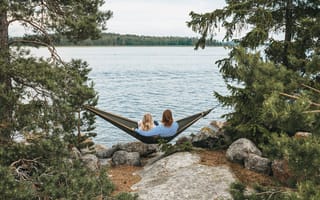 Картинка Finland, sea, Archipelago, hammock