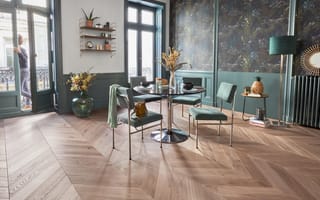 Картинка wood flooring, living room interior in scandinavian style, furniture