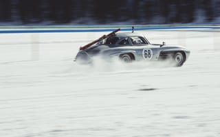 Картинка Lake St Moritz, IWC Racing, Mercedes-Benz 300 SL