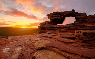 Картинка Kalbarri National Park, Western Australia, Natures Window, rock arch