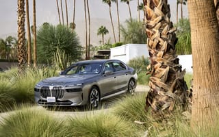 Картинка BMW, 2023, Frozen Deep Grey, electric vehicles, BMW i7