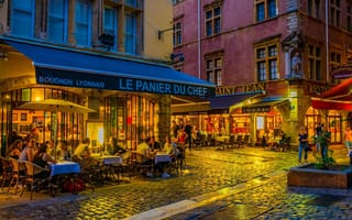 Картинка restaurant, Lyon, France
