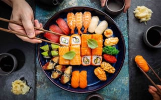 Картинка Sushi, Japanese cuisine, Sushi Master
