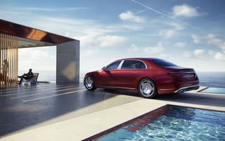 Картинка Mercedes-Maybach, luxury car, 2023, Mercedes-Maybach S 580 e