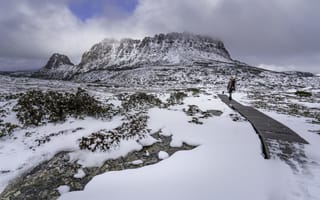 Картинка winter, Overland Track, Cradle Mountain, Tasmania, Cradle Mountain-Lake St Clair National Park