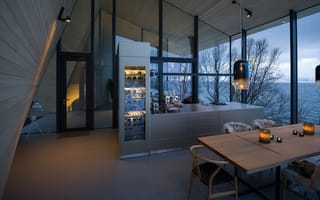 Картинка modern kitchen, Aurora Lodge, Norway, Lyngen Alps