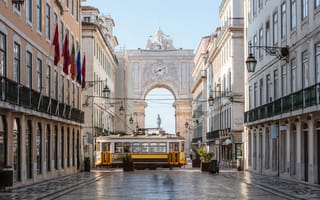 Картинка Rua Augusta Arch, memorial arch, Lisbon, Portugal
