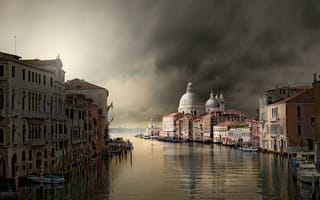 Картинка Venice, Grand Canal, Santa Maria della Salute