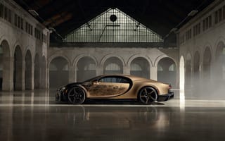 Картинка Bugatti, luxurious car, Bugatti Chiron Super Sport Golden Era
