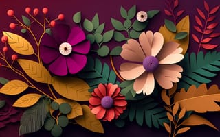 Картинка flower art, floral bouquet, floral banner