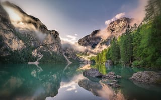 Картинка Paisagem, Lago, Florestas, Montanhas, Natureza