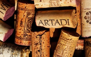 Картинка cork, cork from bottles, colored pattern