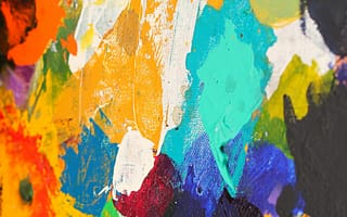 Картинка холст, цвет, живопись, краски, рисование