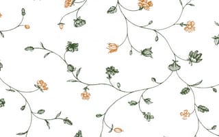 Картинка Белый фон, цветы, узор, рисукок, текстура, уют