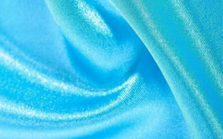 Картинка ткань, текстиль, переливы, складки, блеск, голубой, текстура