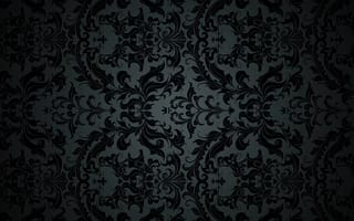 Картинка black, vector, vintage, pattern, ретро, орнамент, dark, винтаж, узор, texture, gradient