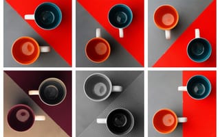 Картинка кружки, текстура, геометрия, чашки