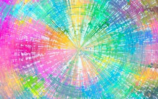 Картинка цвет, красочность, свет, психоделическое искусство, узор