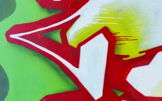 Картинка граффити, живопись, уличное искусство, зеленый, арт