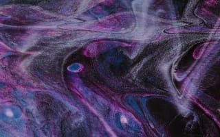 Картинка Абстракция, Разводы, Краска, Блестки