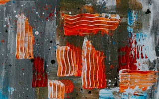 Картинка Линии, Текстуры, Полосы, Абстрактный, Краска, Холст