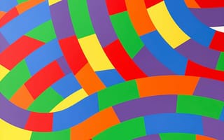 Картинка Абстракция, Волны, Линии, Разноцветный