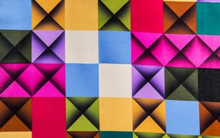 Картинка Разноцветный, Текстура, Клетки, Поверхность, Текстуры