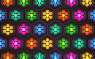 Картинка Текстуры, Узоры, Разноцветный, Калейдоскоп, Мозаика