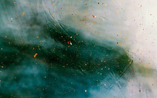 Картинка Абстракция, Капли, Размытость, Силуэт, Брызги, Краски